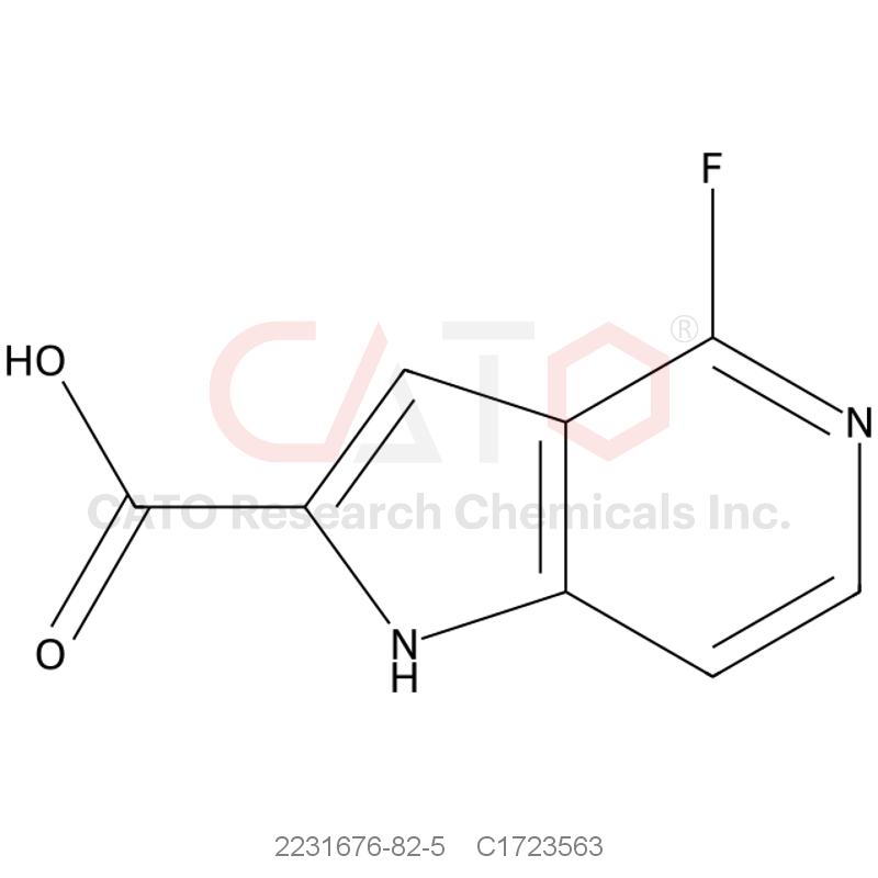 CAS No.:2231676-82-5,4-Fluoro-1H-pyrrolo[3,2-c]pyridine-2-carboxylic acid