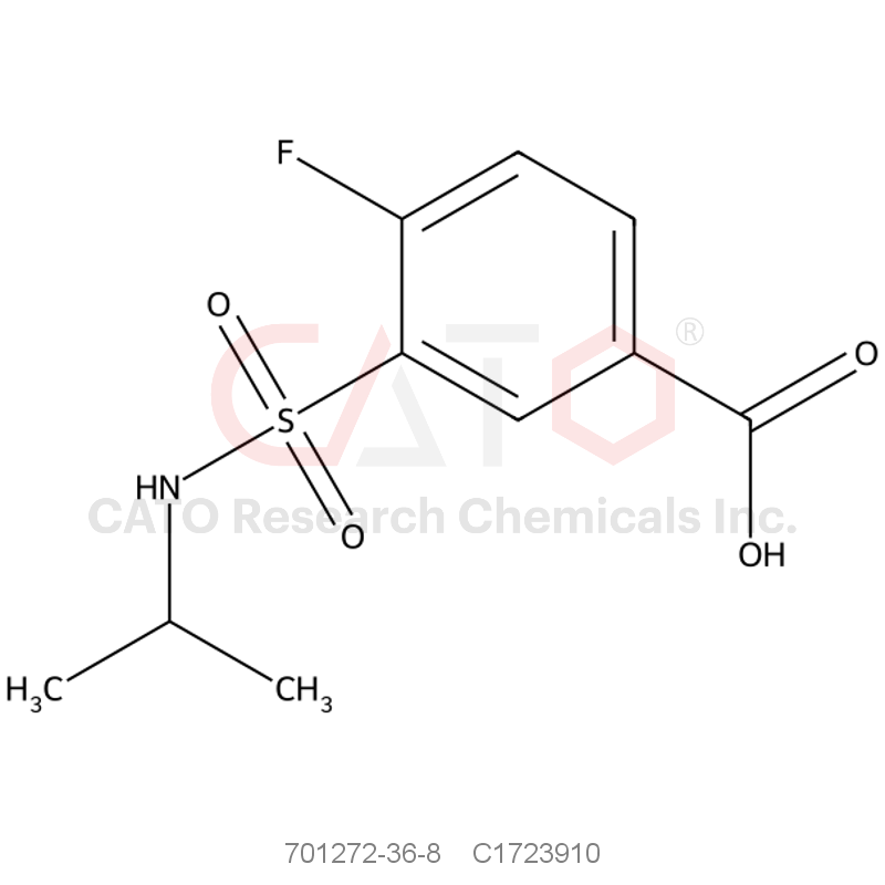CAS No.:701272-36-8,4-fluoro-3-[(isopropylamino)sulfonyl]benzoic acid