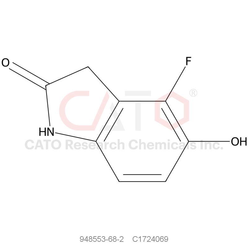 CAS No.:948553-68-2,4-fluoro-5-hydroxy-2,3-dihydro-1H-indol-2-one