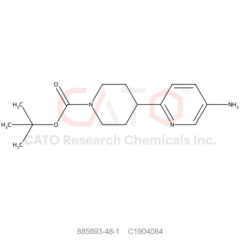 CAS No.:885693-48-1,tert-Butyl 4-(5-aminopyridin-2-yl)piperidine-1-carboxylate
