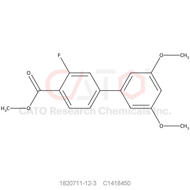 CAS No.:1820711-12-3,Methyl 4-(3,5-dimethoxyphenyl)-2-fluorobenzoate