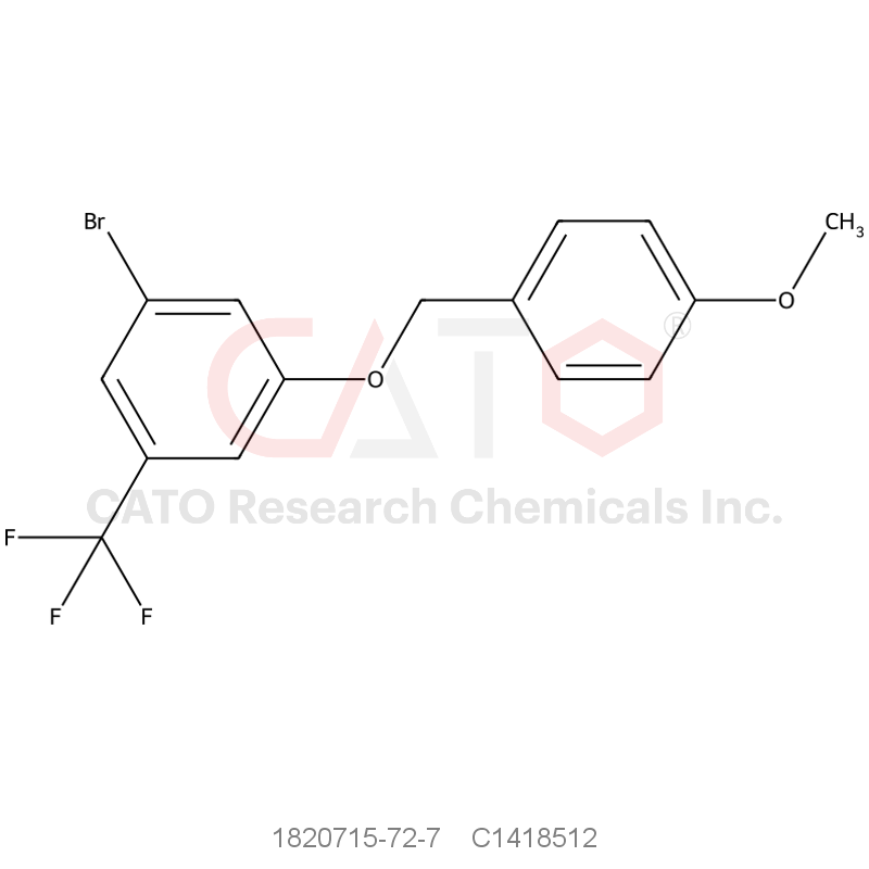 CAS No.:1820715-72-7,1-Bromo-3-[(4-methoxyphenyl)methoxy]-5-(trifluoromethyl)benzene