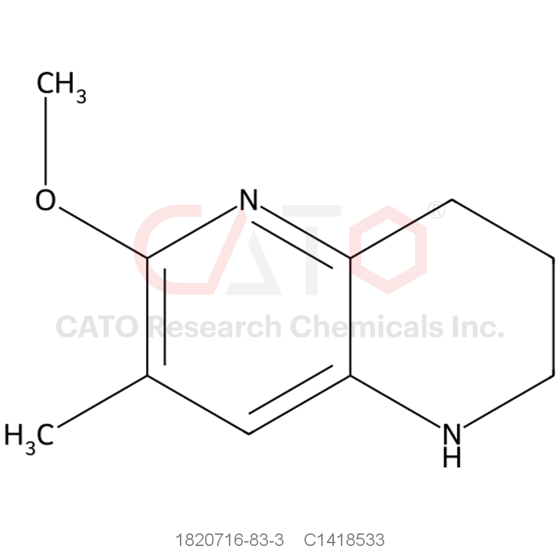 CAS No.:1820716-83-3,6-Methoxy-7-methyl-1,2,3,4-tetrahydro-1,5-naphthyridine