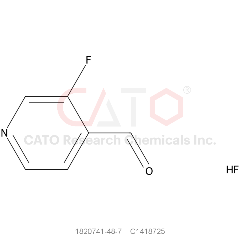 CAS No.:1820741-48-7,3-Fluoroisonicotinaldehyde hydrofluoride