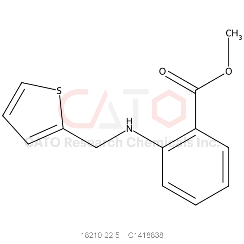CAS No.:18210-22-5,Methyl 2-((thiophen-2-ylmethyl)amino)benzoate