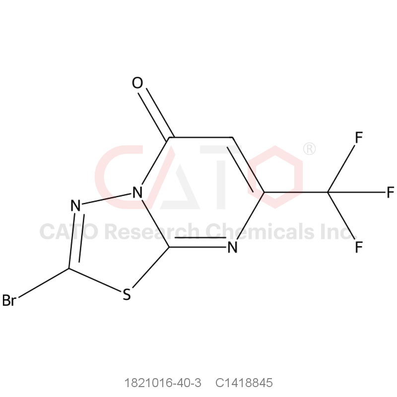 CAS No.:1821016-40-3,2-Bromo-7-(trifluoromethyl)-5H-[1,3,4]thiadiazolo[3,2-a]pyrimidin-5-one