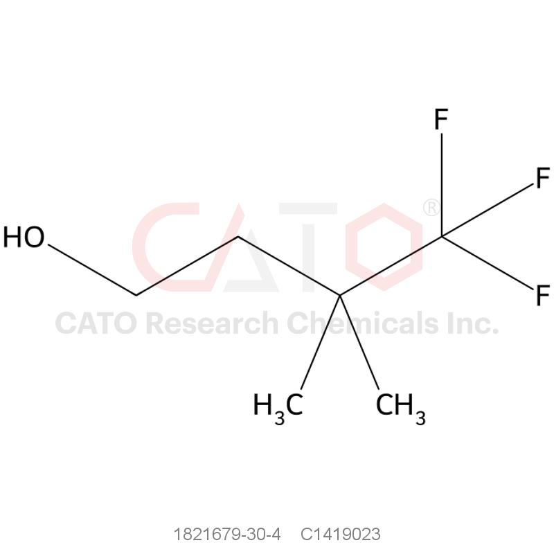 CAS No.:1821679-30-4,4,4,4-Trifluoro-3,3-dimethylbutan-1-ol