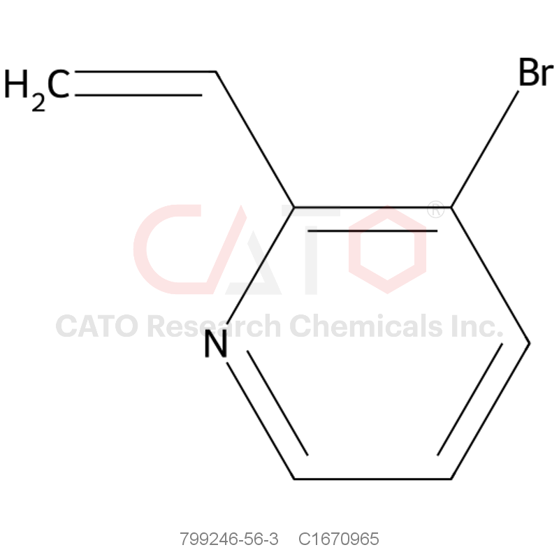 CAS No.:799246-56-3,3-Bromo-2-vinylpyridine