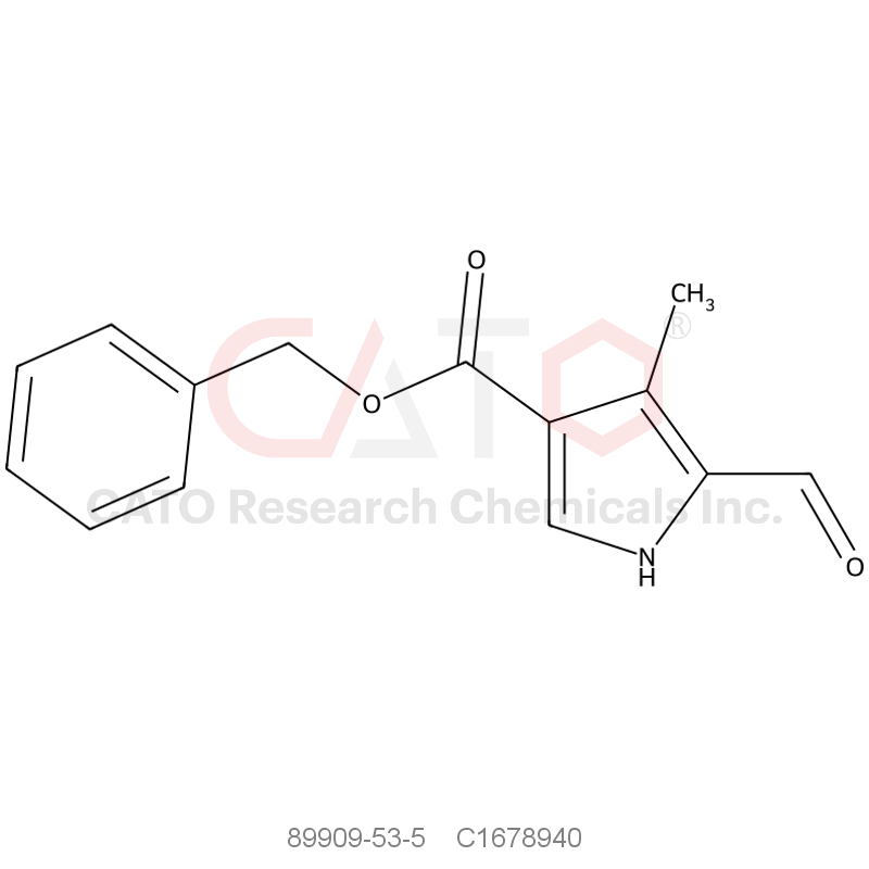 CAS No.:89909-53-5,3-Formyl-4-methylbenzyl 1H-pyrrole-3-carboxylate