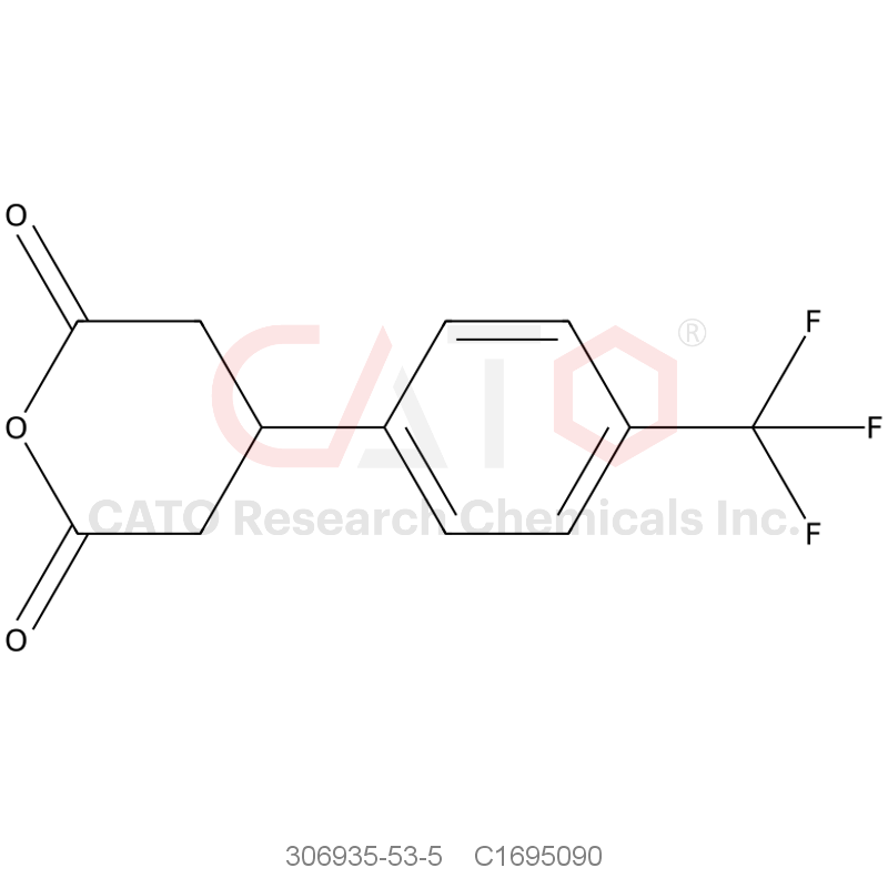 CAS No.:306935-53-5,4-(4-(Trifluoromethyl)phenyl)dihydro-2h-pyran-2,6(3h)-dione