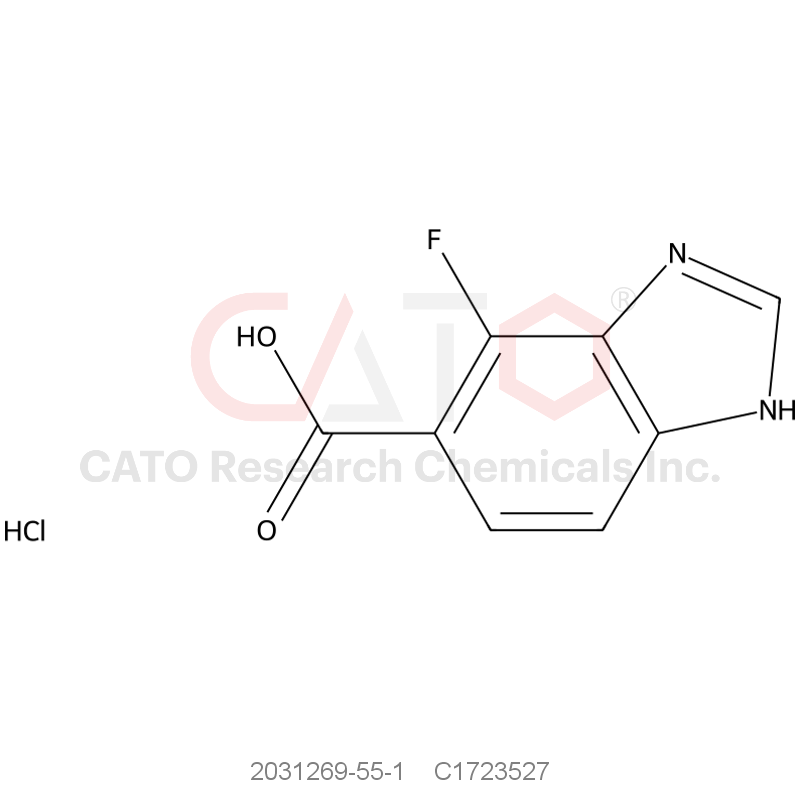 CAS No.:2031269-55-1,4-fluoro-1H-1,3-benzodiazole-5-carboxylic acid hydrochloride