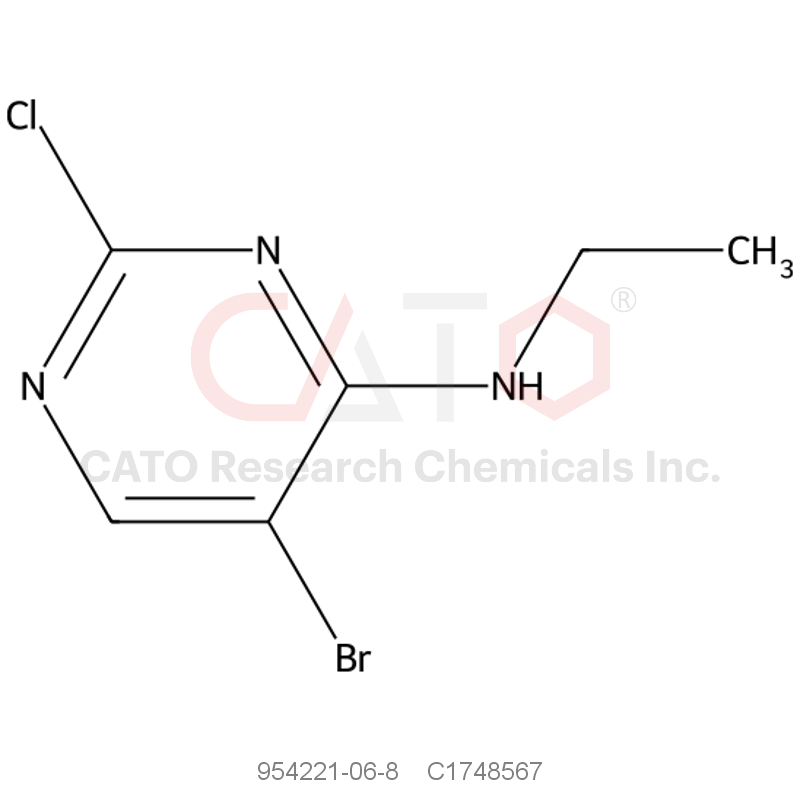 CAS No.:954221-06-8,5-Bromo-2-chloro-N-ethylpyrimidin-4-amine