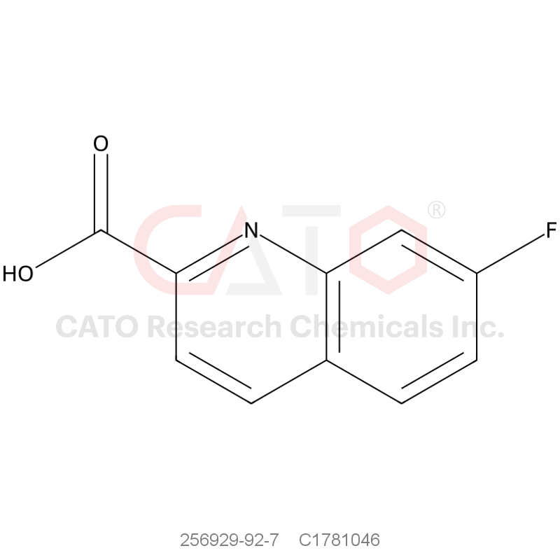 CAS No.:256929-92-7,7-Fluoroquinoline-2-carboxylic acid