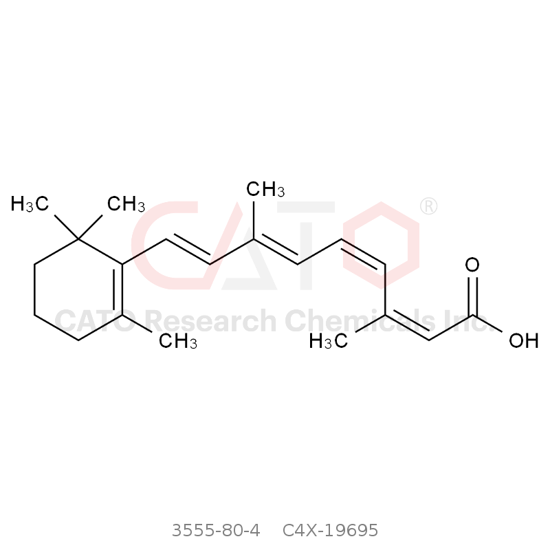 CAS No.:3555-80-4,Tretinoin EP Impurity C (Isotretinoin EP Impurity C, 11,13-di-cis-Retinoic Acid)