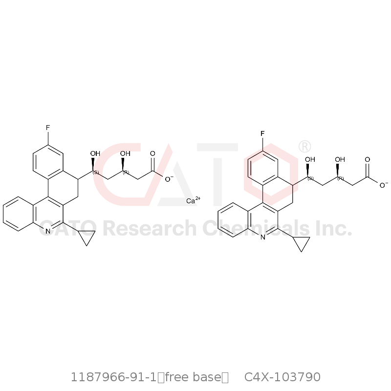 CAS No.:1187966-91-1（free base）,Pitavastatin Impurity 90