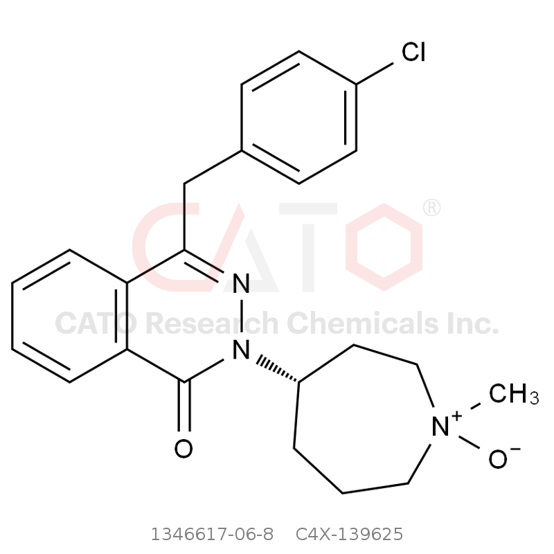 CAS No.:1346617-06-8,(S)-Azelastine N-Oxide (Mixture of Diastereomers)