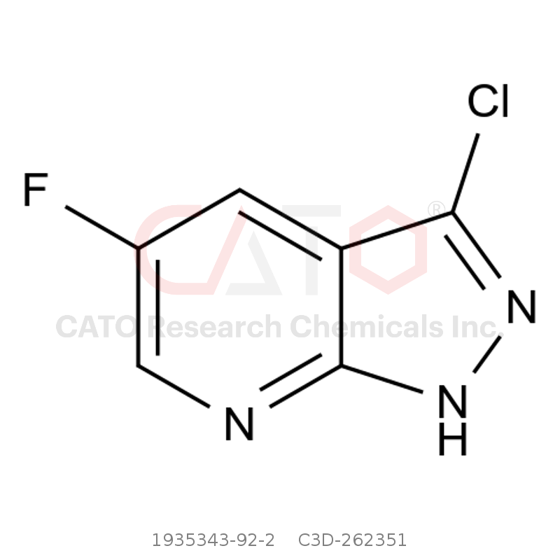 CAS No.:1935343-92-2,3-chloro-5-fluoro-1H-pyrazolo[3,4-b]pyridine
