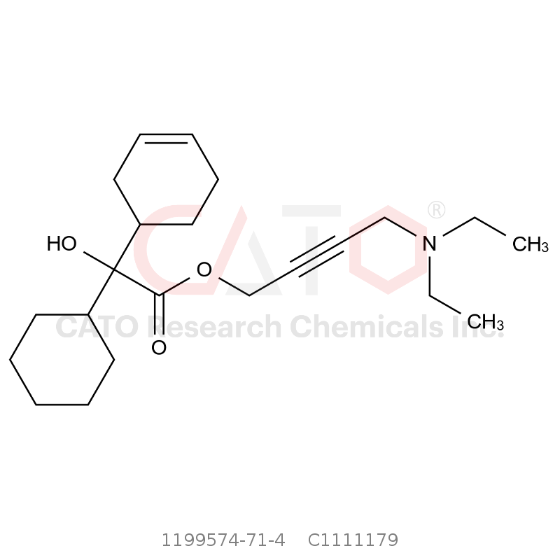 CAS No.:1199574-71-4,Oxybutynin Impurity N1 (Mixture of Diastereomers)