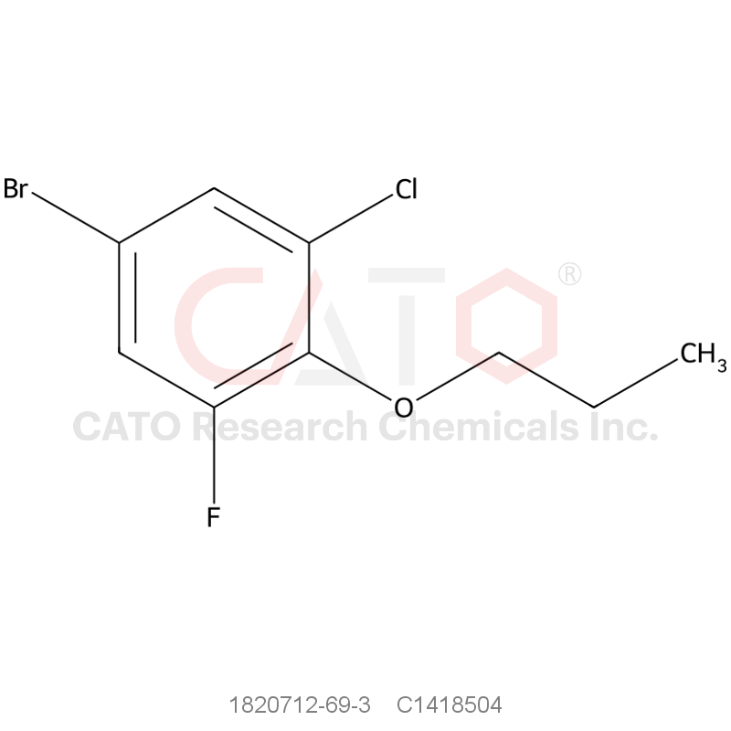 CAS No.:1820712-69-3,5-Bromo-1-chloro-3-fluoro-2-propoxybenzene
