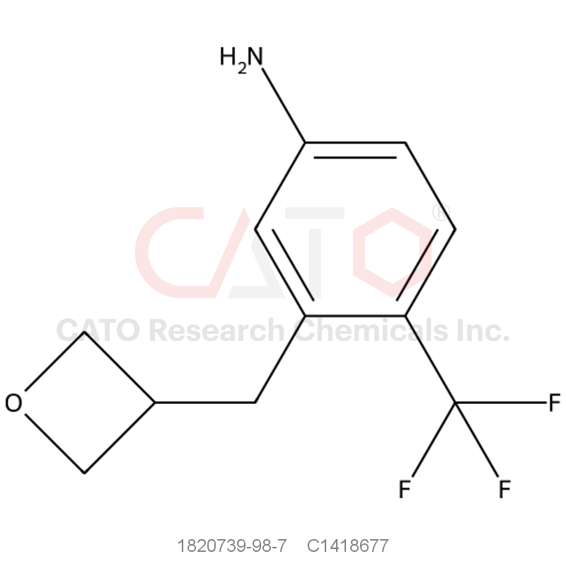 CAS No.:1820739-98-7,3-(Oxetan-3-ylmethyl)-4-(trifluoromethyl)aniline