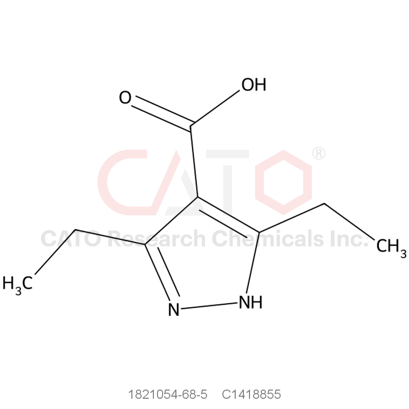 CAS No.:1821054-68-5,3,5-Diethyl-1H-pyrazole-4-carboxylic acid