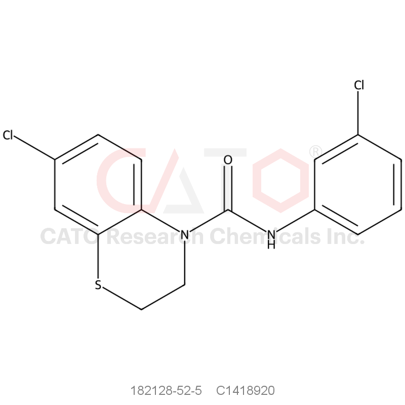 CAS No.:182128-52-5,7-Chloro-N-(3-chlorophenyl)-3,4-dihydro-2H-1,4-benzothiazine-4-carboxamide