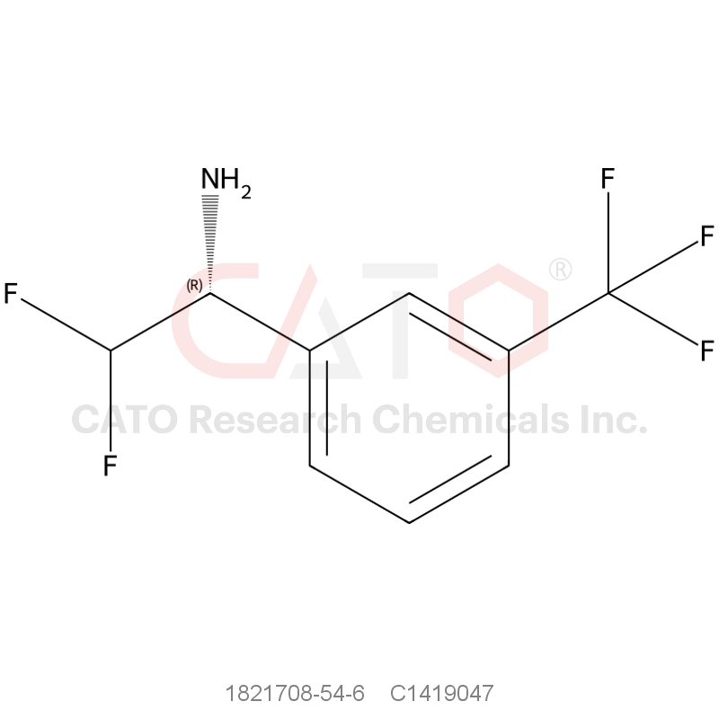CAS No.:1821708-54-6,(R)-2,2-Difluoro-1-(3-(trifluoromethyl)phenyl)ethan-1-amine