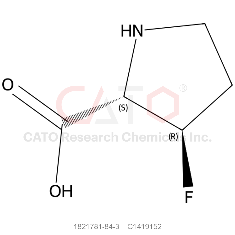 CAS No.:1821781-84-3,(2S,3R)-3-fluoropyrrolidine-2-carboxylic acid