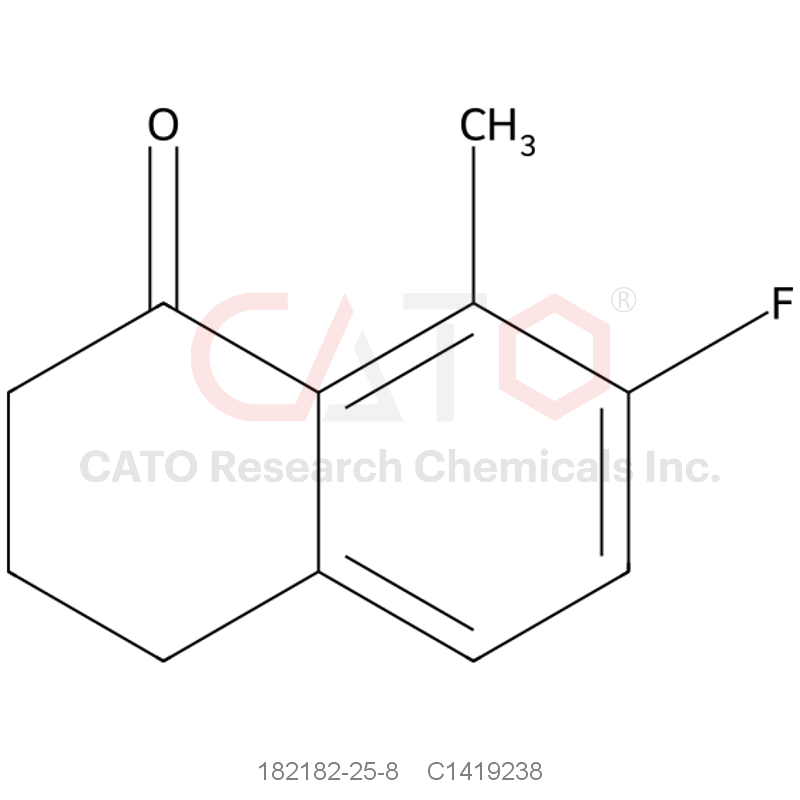 CAS No.:182182-25-8,7-Fluoro-8-methyl-3,4-dihydronaphthalen-1(2H)-one