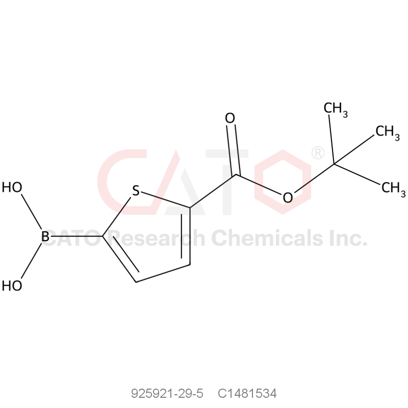 CAS No.:925921-29-5,(5-(Tert-butoxycarbonyl)thiophen-2-yl)boronic acid