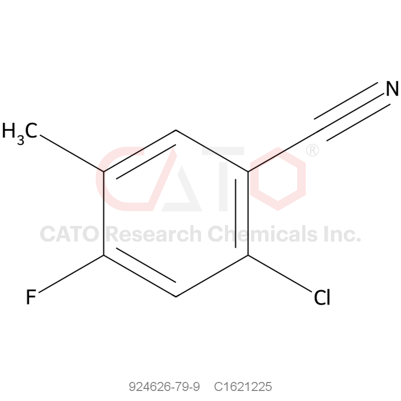 CAS No.:924626-79-9,2-Chloro-4-fluoro-5-methylbenzonitrile
