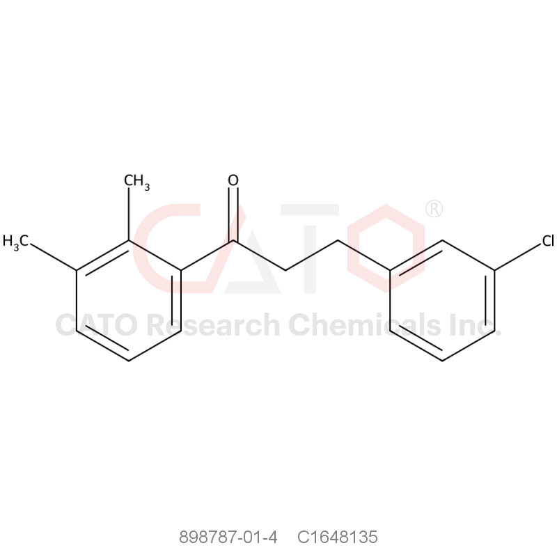 CAS No.:898787-01-4,3-(3-Chlorophenyl)-1-(2,3-dimethylphenyl)propan-1-one