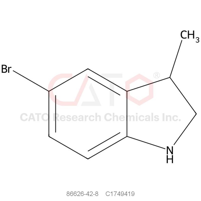 CAS No.:86626-42-8,5-Bromo-3-methylindoline