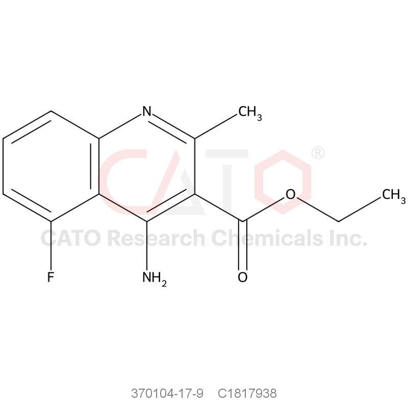 CAS No.:370104-17-9,Ethyl 4-amino-5-fluoro-2-methylquinoline-3-carboxylate