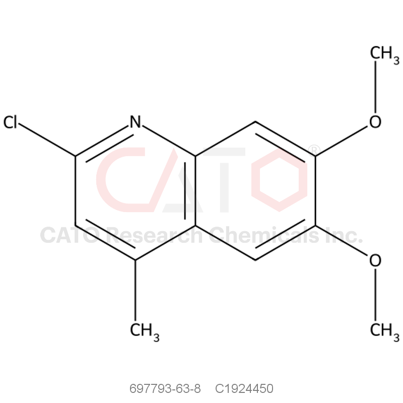 CAS No.:697793-63-8,2-Chloro-6,7-dimethoxy-4-methylquinoline