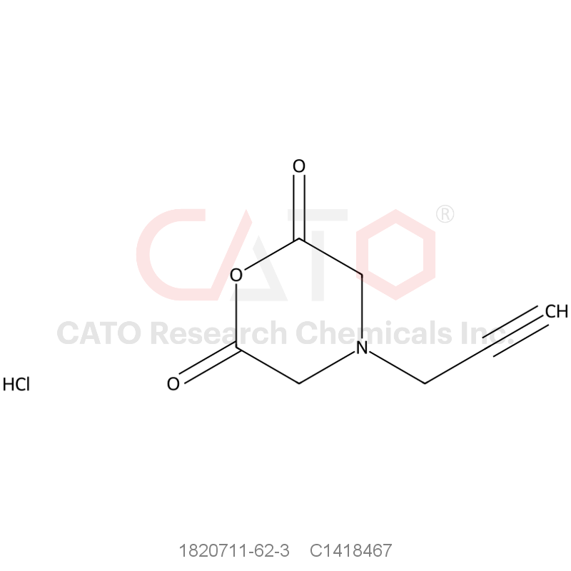 CAS No.:1820711-62-3,4-(prop-2-yn-1-yl)morpholine-2,6-dione hydrochloride