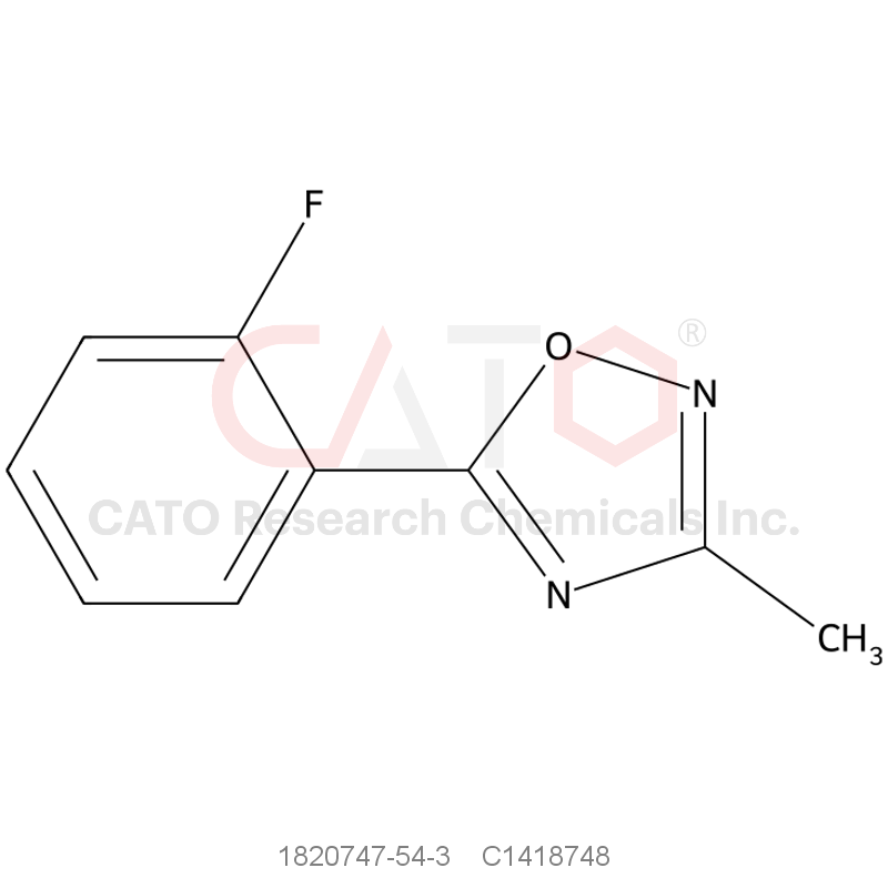 CAS No.:1820747-54-3,5-(2-Fluorophenyl)-3-methyl-1,2,4-oxadiazole