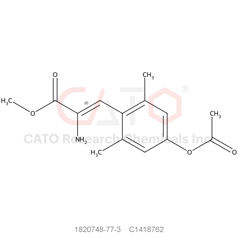 CAS No.:1820748-77-3,Methyl (Z)-3-(4-acetoxy-2,6-dimethylphenyl)-2-aminoacrylate