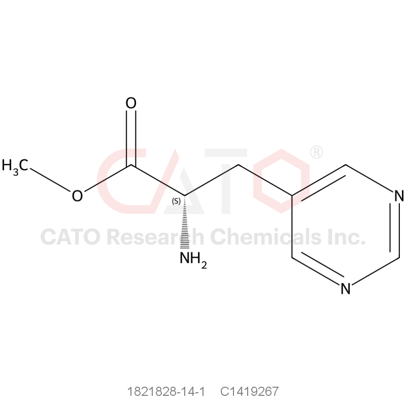CAS No.:1821828-14-1,Methyl (S)-2-amino-3-(pyrimidin-5-yl)propanoate