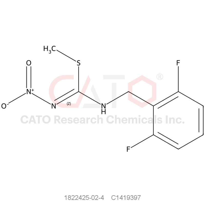 CAS No.:1822425-02-4,(E/Z)-methyl N-2,6-difluorobenzyl-N-nitrocarbamimidothioate