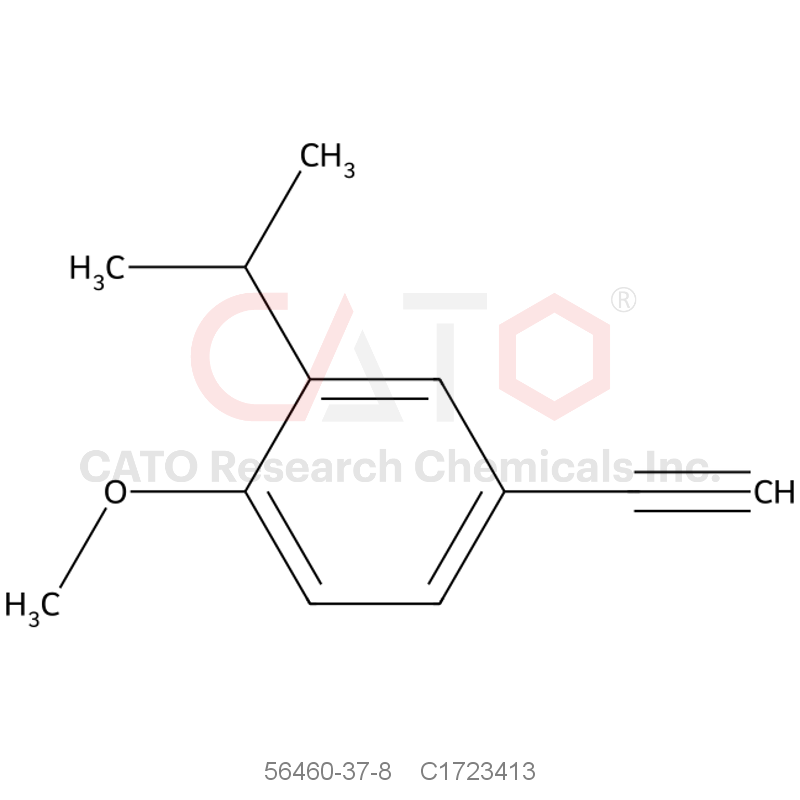 CAS No.:56460-37-8,4-Ethynyl-2-isopropyl-1-methoxybenzene