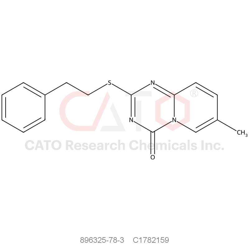 CAS No.:896325-78-3,7-Methyl-2-(phenethylthio)-4H-pyrido[1,2-a][1,3,5]triazin-4-one