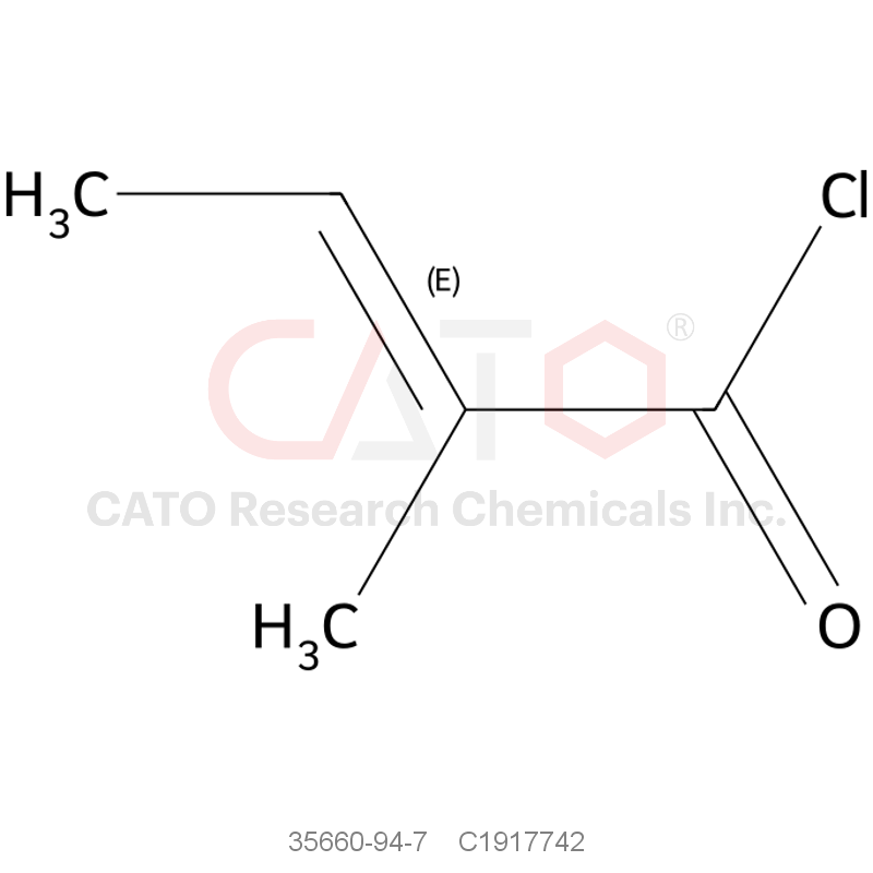 CAS No.:35660-94-7,(E)-2,3-Dimethylacryloyl chloride
(E)-2-Methylcrotonoyl chloride
3-cis-Methyl-methacryloyl chloride
35660-94-7
Tigloyl chloride
trans-2-Methyl-2-butenoyl chloride
