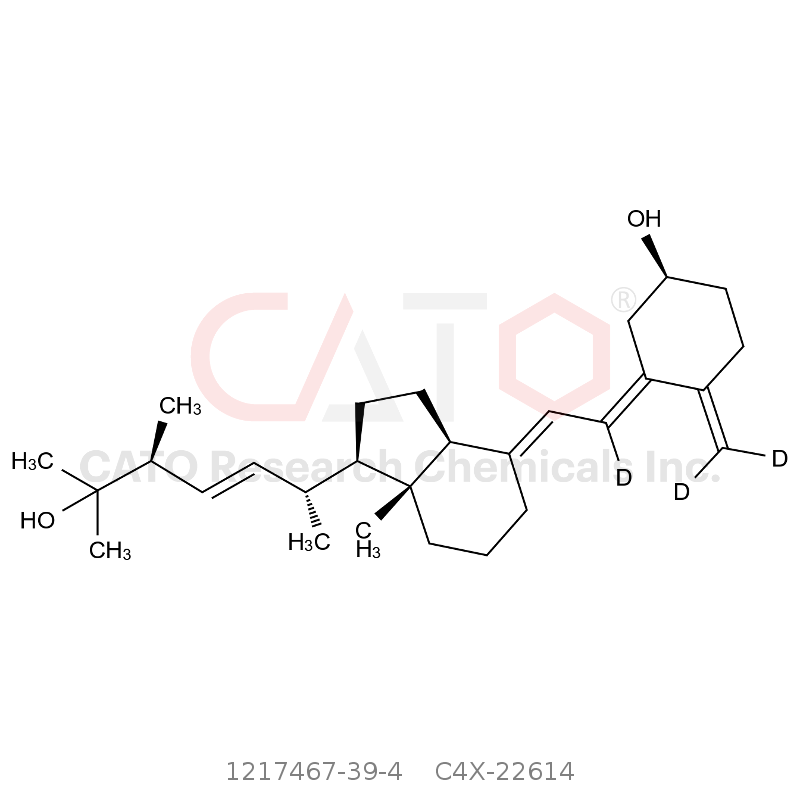 CAS No.:1217467-39-4,25-羟基维生素 D2-d3