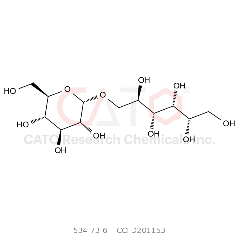 CAS No.:534-73-6,异麦芽糖醇（6-O-alpha-D-葡萄糖基葡糖基-D-甘露糖醇的混合物）