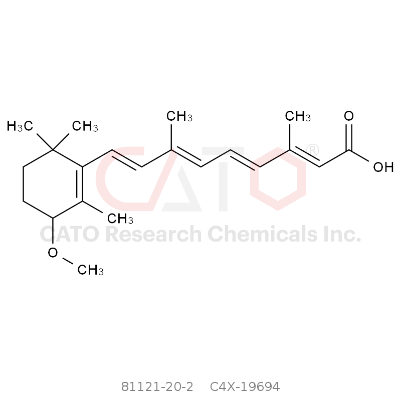 CAS No.:81121-20-2,维A酸EP杂质F（4-甲氧基维甲酸）