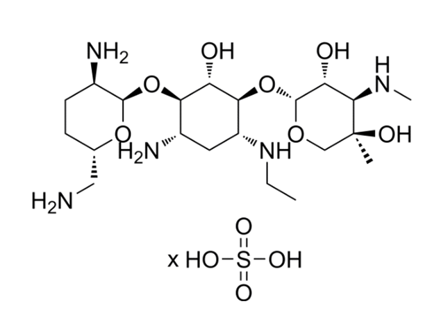 硫酸依替米星 Etimicin Sulphate CAS 362045-44-1 结构式 Chemical Structure