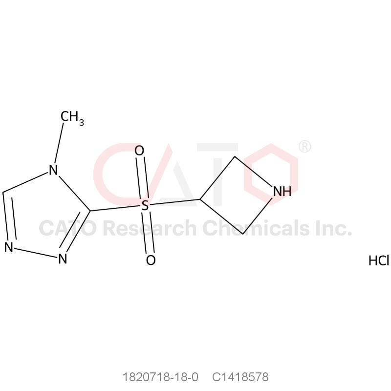 CAS No.:1820718-18-0,3-(Azetidine-3-sulfonyl)-4-methyl-4H-1,2,4-triazole hydrochloride