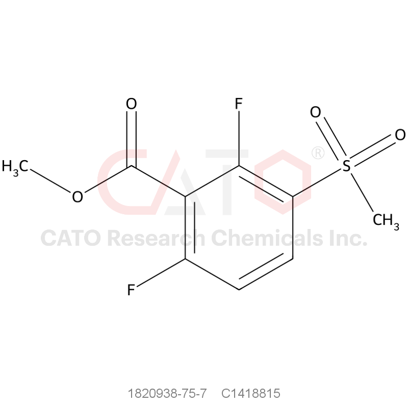 CAS No.:1820938-75-7,Methyl 2,6-difluoro-3-(methylsulfonyl)benzoate