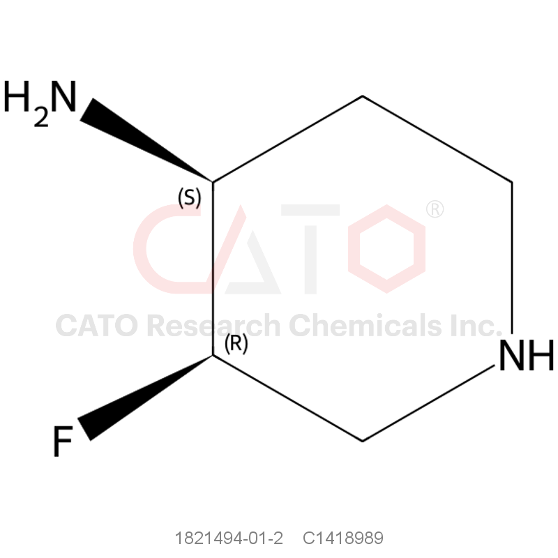 CAS No.:1821494-01-2,(3R,4S)-3-Fluoropiperidin-4-amine